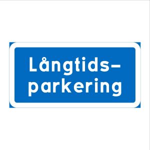 Parkeringsskylt Långtidsparkering